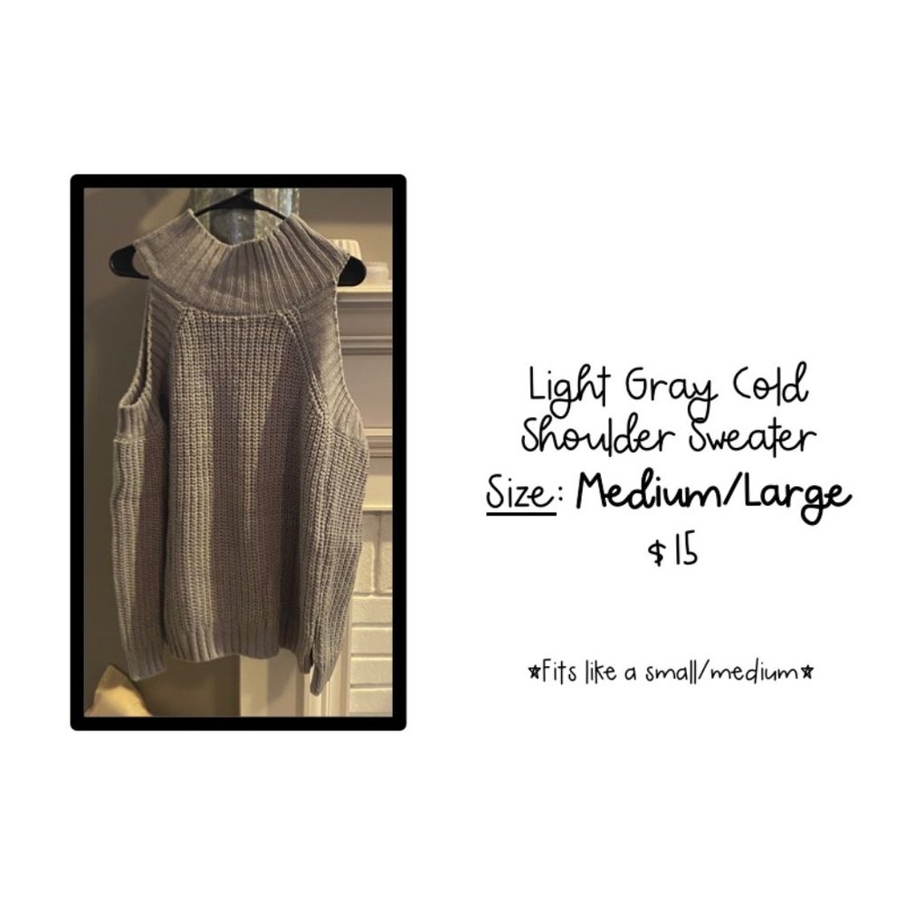 Cold-Shoulder Sweater